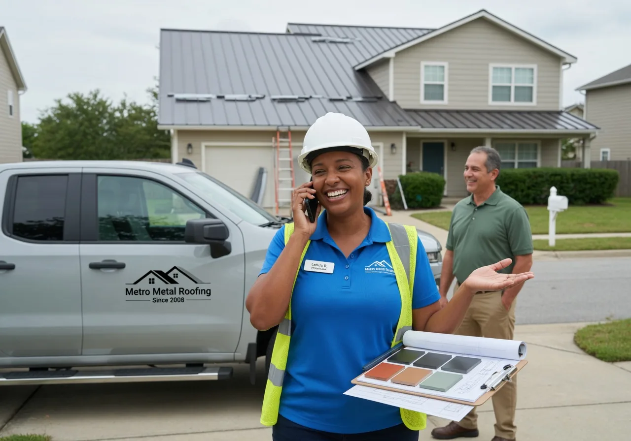 Storm Damage Metal Roof Repair in Gillett, PA